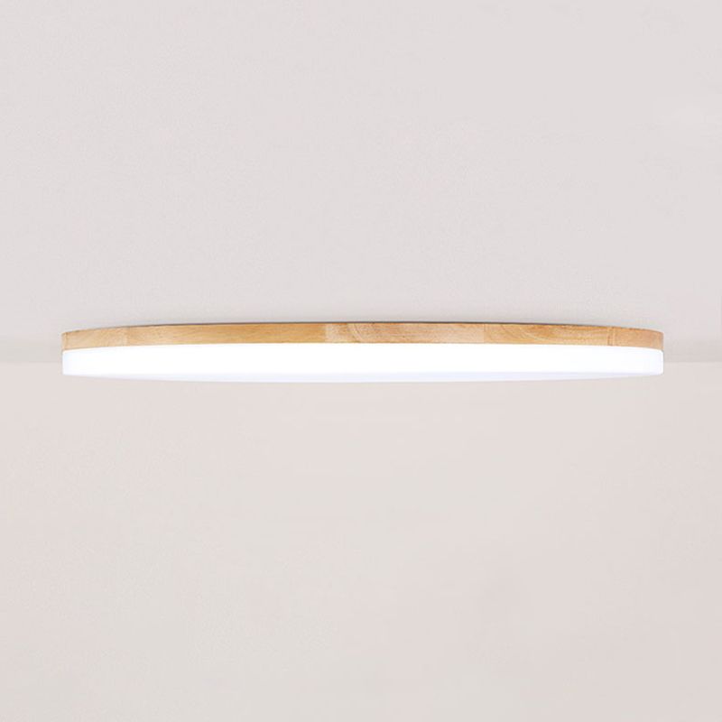 SylvaLume Ceiling Light with Wood and Acrylic Soft LED Glow